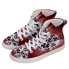 Merry Christmas Ornamental Women s Hi-top Skate Sneakers by christmastore