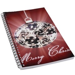 Merry Christmas Ornamental 5 5  X 8 5  Notebook by christmastore