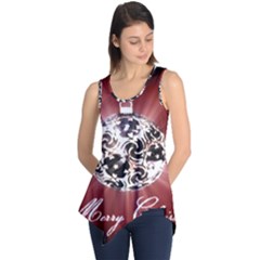 Merry Christmas Ornamental Sleeveless Tunic