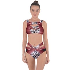 Merry Christmas Ornamental Bandaged Up Bikini Set 