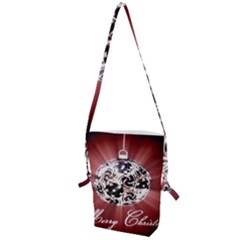 Merry Christmas Ornamental Folding Shoulder Bag