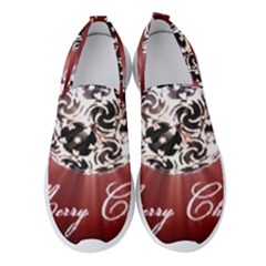 Merry Christmas Ornamental Women s Slip On Sneakers