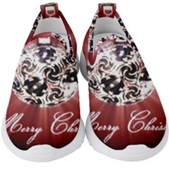 Merry Christmas Ornamental Kids  Slip On Sneakers