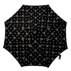 Buddhism Motif Print Pattern Design Hook Handle Umbrellas (medium) by dflcprintsclothing