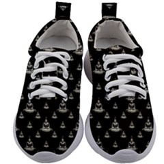 Buddhism Motif Print Pattern Design Kids Athletic Shoes by dflcprintsclothing