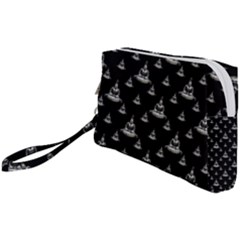 Buddhism Motif Print Pattern Design Wristlet Pouch Bag (small) by dflcprintsclothing