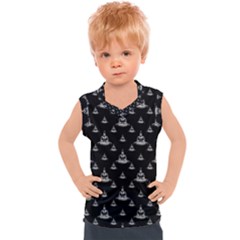 Buddhism Motif Print Pattern Design Kids  Sport Tank Top