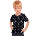 Buddhism Motif Print Pattern Design Kids  Sports Tee View1