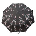 I Love Pink Flowers 1 Folding Umbrellas View1