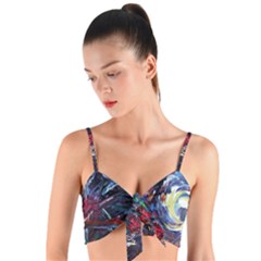 Eden Garden 1 2 Woven Tie Front Bralet