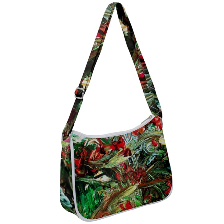 Eden Garden 1 3 Zip Up Shoulder Bag