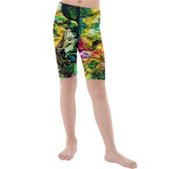 Alice Walk 1 1 Kids  Mid Length Swim Shorts by bestdesignintheworld