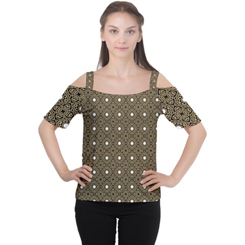 Df Found Ancestors Cutout Shoulder Tee by deformigo