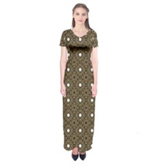 Df Found Ancestors Short Sleeve Maxi Dress by deformigo