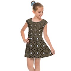 Df Found Ancestors Kids  Cap Sleeve Dress by deformigo