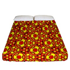 Rby-b-8-6 Fitted Sheet (california King Size) by ArtworkByPatrick