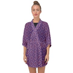 Df Vibrant Therapy Half Sleeve Chiffon Kimono by deformigo