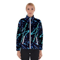 Modern Abstract Geo Print Winter Jacket