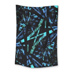 Modern Abstract Geo Print Small Tapestry by dflcprintsclothing