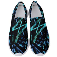 Modern Abstract Geo Print Men s Slip On Sneakers