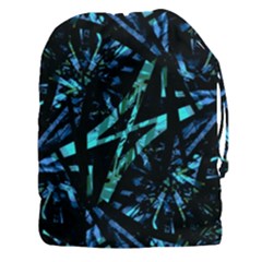 Modern Abstract Geo Print Drawstring Pouch (3xl) by dflcprintsclothing