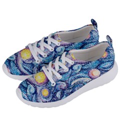 Starry Night Sky Women s Lightweight Sports Shoes by trulycreative