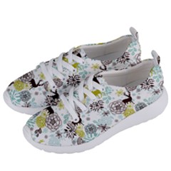 Winter Deer Bird Flower Women s Lightweight Sports Shoes by trulycreative