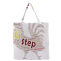 Fighting Golden Rooster  Grocery Tote Bag View1