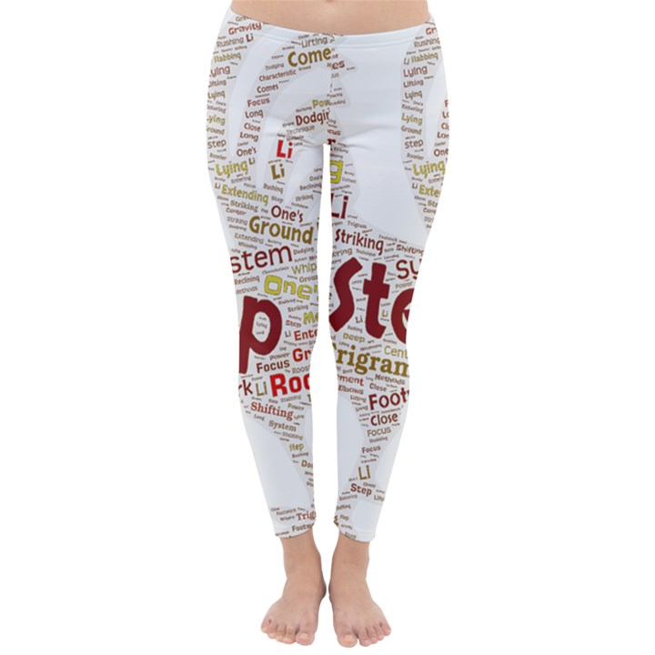 Fighting Golden Rooster  Classic Winter Leggings