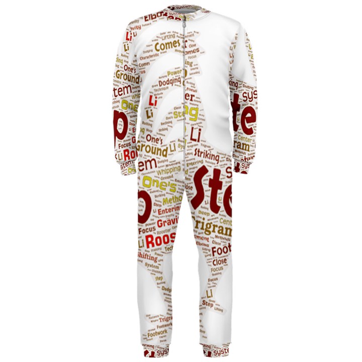 Fighting Golden Rooster  OnePiece Jumpsuit (Men) 