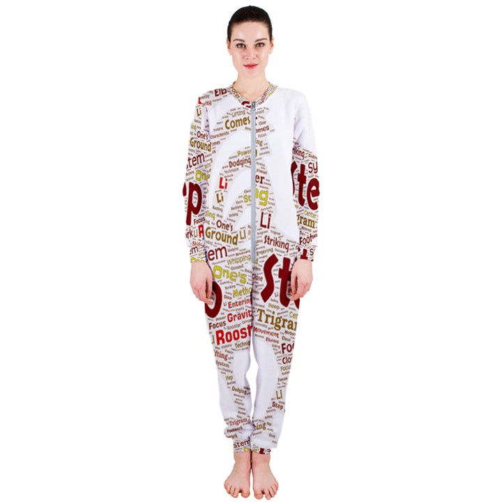 Fighting Golden Rooster  OnePiece Jumpsuit (Ladies) 