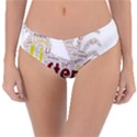 Fighting Golden Rooster  Reversible Classic Bikini Bottoms View1