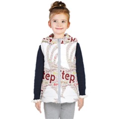 Fighting Golden Rooster  Kids  Hooded Puffer Vest by Pantherworld143