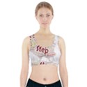 Fighting Golden Rooster  Sports Bra With Pocket View1