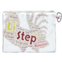 Fighting Golden Rooster  Canvas Cosmetic Bag (XXL) View2