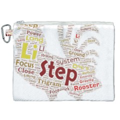 Fighting Golden Rooster  Canvas Cosmetic Bag (xxl)