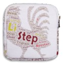 Fighting Golden Rooster  Mini Square Pouch View2