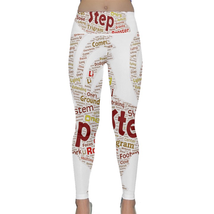 Fighting Golden Rooster  Lightweight Velour Classic Yoga Leggings