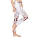 Fighting Golden Rooster  Lightweight Velour Classic Yoga Leggings View4