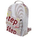 Fighting Golden Rooster  Flap Pocket Backpack (Small) View1