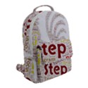 Fighting Golden Rooster  Flap Pocket Backpack (Small) View2