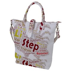 Fighting Golden Rooster  Buckle Top Tote Bag by Pantherworld143