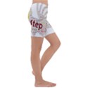 Fighting Golden Rooster  Kids  Lightweight Velour Capri Yoga Leggings View3