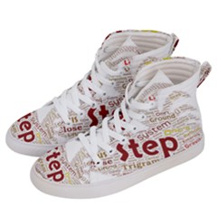 Fighting Golden Rooster Women s Hi-top Skate Sneakers by Pantherworld143