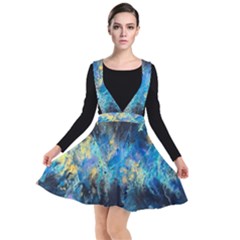 Luminescence Plunge Pinafore Dress