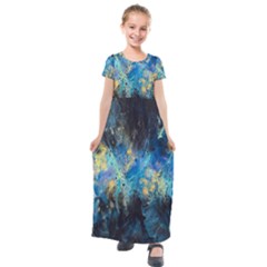 Luminescence Kids  Short Sleeve Maxi Dress by CKArtCreations