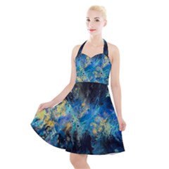 Luminescence Halter Party Swing Dress  by CKArtCreations