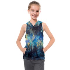 Luminescence Kids  Sleeveless Hoodie by CKArtCreations