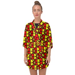 Rby-b-9-1 Half Sleeve Chiffon Kimono by ArtworkByPatrick