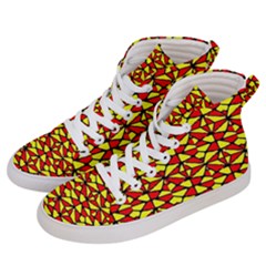 Rby-b-9-4 Men s Hi-top Skate Sneakers by ArtworkByPatrick